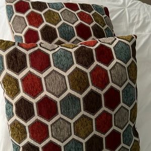 2 Decorative Throw Pillows